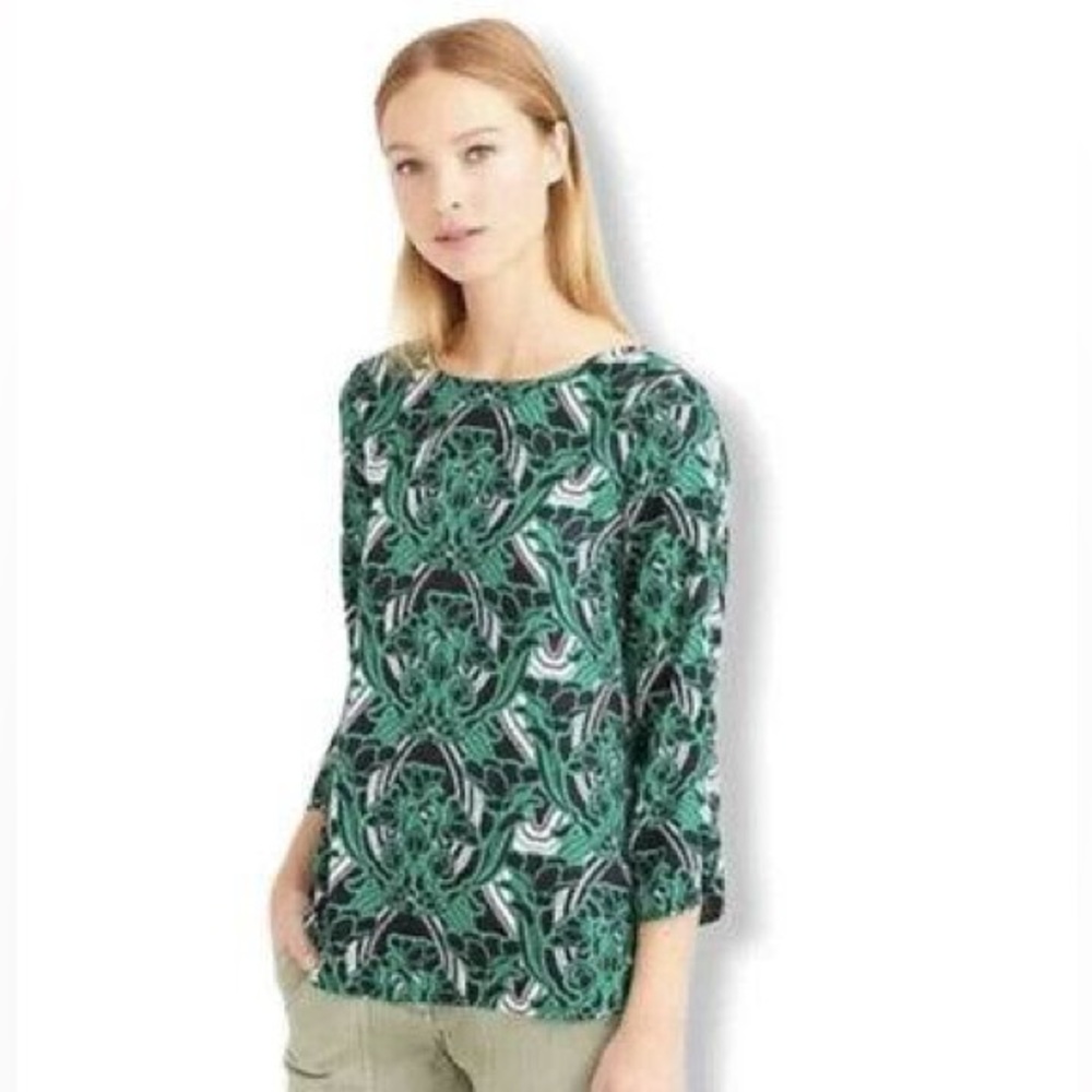 J.Crew 8 Floral Print Top